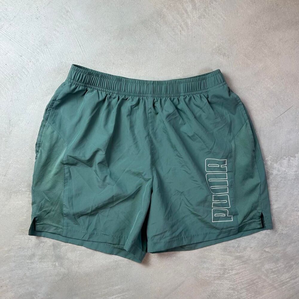 Puma Men's Green Shorts
